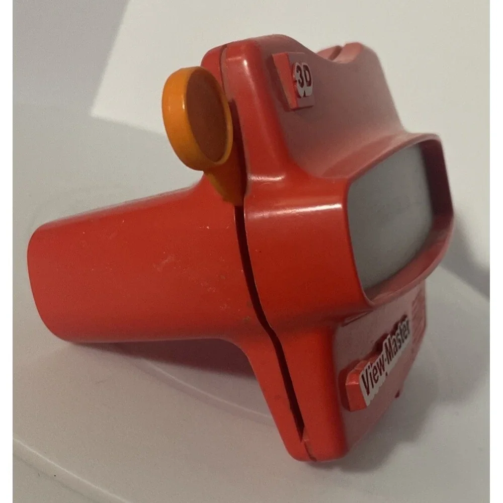 Vintage View-Master 3D Viewer Red Classic Viewmaster Toy‎ Slide Viewer USA